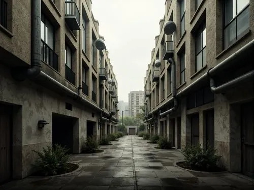 apartment buildings,old linden alley,apartment blocks,urban landscape,alleyways,housing estate,dogpatch,condos,lubitel 2,foggy bottom,sidestreets,streetscapes,urbanity,apartment block,scampia,density,alleys,rockridge,urbanize,alleyway