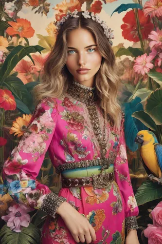 floral,colorful floral,vintage floral,girl in flowers,floral dress,floral background,fairy peacock,flowery,floral japanese,peacock,flower wall en,floral heart,floral pattern,floral composition,vogue,beautiful girl with flowers,tropical bloom,botanical print,flower fairy,flora