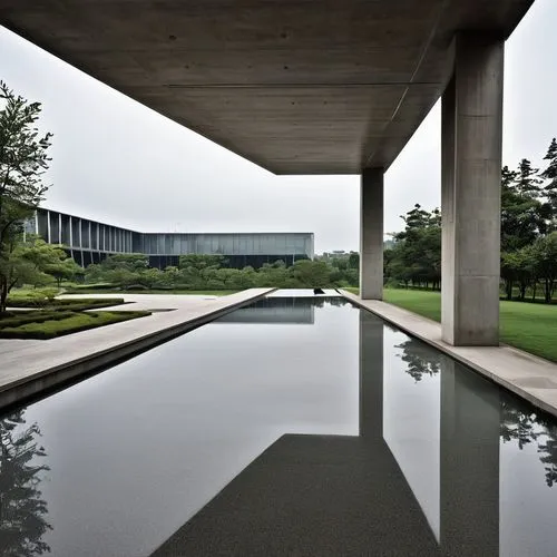 reflecting pool,schulich,gulbenkian,snohetta,adjaye,bunshaft,chipperfield,amanresorts,cantilevered,kimbell,epfl,newhouse,glucksman,infinity swimming pool,vmfa,aileron,mies,serralves,salk,kaist,Photography,General,Realistic