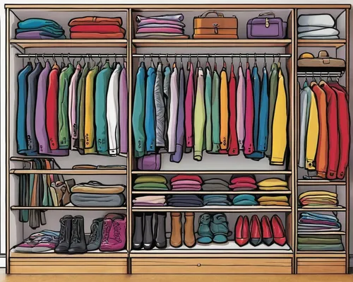 walk-in closet,closet,wardrobe,women's closet,storage cabinet,organization,lisaswardrobe,organized,armoire,clothes,shoe organizer,shoe cabinet,men clothes,cupboard,garment racks,shelving,a drawer,clothing,inventory,drawers,Illustration,Black and White,Black and White 14