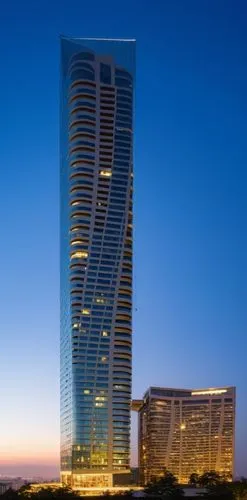 an elegant skyscr with several windows in the middle,largest hotel in dubai,vdara,rotana,tallest hotel dubai,borgata,escala,Photography,General,Realistic