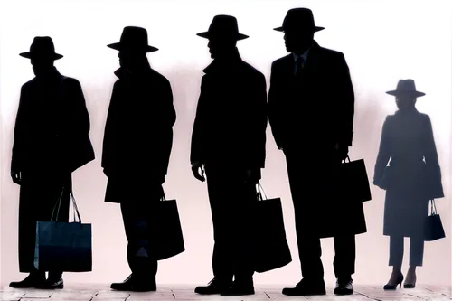 mafia,seven citizens of the country,group of people,white-collar worker,business people,businessmen,gentleman icons,private investigator,graduate silhouettes,advisors,inspector,spy,consultants,spy visual,business men,group of real,straw hats,investigator,contemporary witnesses,detective,Illustration,Japanese style,Japanese Style 16