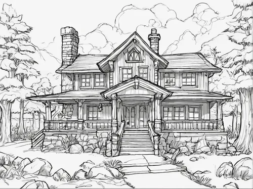 house drawing,victorian house,coloring pages,coloring page,houses clipart,victorian,victorian style,halloween line art,coloring pages kids,old home,house,witch's house,wooden houses,cottage,two story house,house in the forest,wooden house,witch house,country cottage,old house,Illustration,Children,Children 05