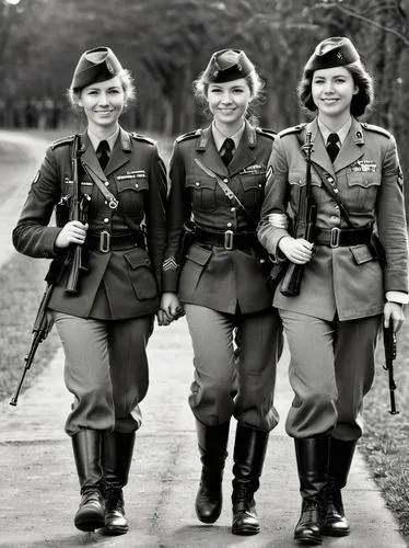 1940 women,czechoslovaks,soesterberg,soldaten,berets,minutewomen,Photography,Black and white photography,Black and White Photography 03