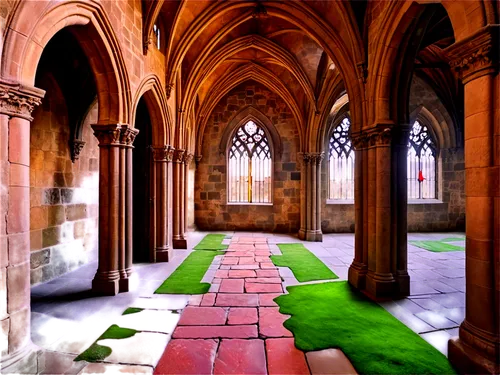 cloister,cloisters,quadrangle,transept,vaults,metz,undercroft,lichfield,nidaros cathedral,inside courtyard,collegiate church,expiatory,arcaded,buttresses,vaulted ceiling,markale,maulbronn monastery,entry path,buttress,corridor,Illustration,Vector,Vector 07