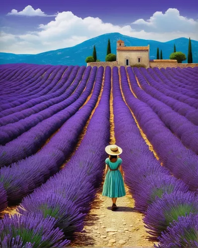 The lavender fields in Provence, France,provence,lavender cultivation,lavender fields,lavender field,the lavender flower,french lavender,purple landscape,la violetta,lavander,lavender flowers,valensol