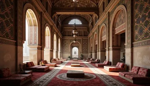 alcazar of seville,umayyad palace,royal interior,salone,persian architecture,the hassan ii mosque,medinah,certosa di pavia,shahi mosque,dolmabahce,king abdullah i mosque,ibn tulun,inside courtyard,sultan ahmet mosque,moorish,deruta,ducale,university al-azhar,mamluk,moroccan pattern