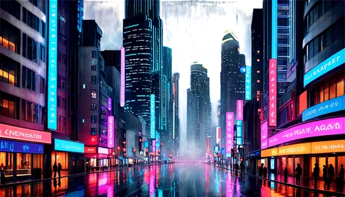 metropolis,cityscape,cybercity,shinjuku,city at night,tokyo city,cityzen,futuristic landscape,cyberpunk,colorful city,fantasy city,cybertown,microdistrict,world digital painting,coruscant,polara,cyberscene,urbanworld,city lights,guangzhou,Illustration,Retro,Retro 08