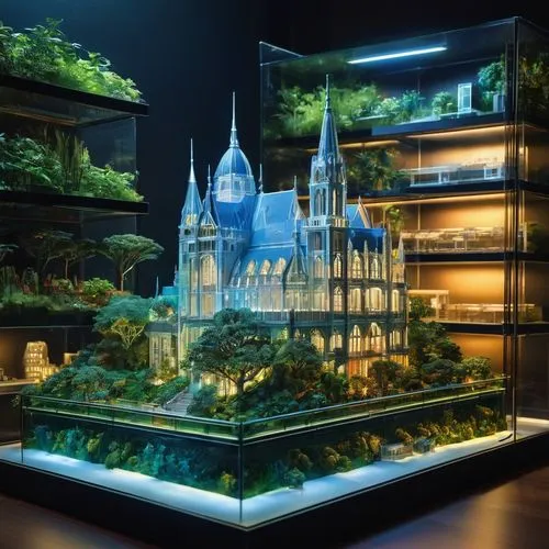 terrarium,aquarium,vivarium,fish tank,terrariums,3d fantasy,aquariums,fantasy city,reef tank,lego background,acquarium,seaquarium,marine tank,herbology,lego city,aquacultural,underwater playground,fairy tale castle,fractal environment,voxel,Conceptual Art,Fantasy,Fantasy 05