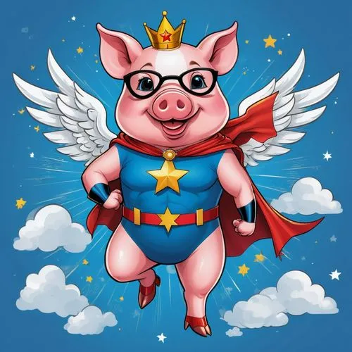 cartoon pig,mcdull,kawaii pig,pignero,superted,pignataro,Unique,Design,Infographics