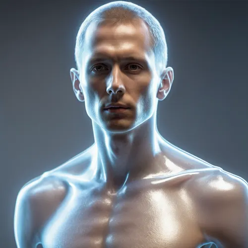 dr. manhattan,humanoid,cyborg,3d man,sculpt,male elf,silver surfer,iceman,male model,electro,visual effect lighting,peterbald,3d rendered,3d model,gradient mesh,a wax dummy,human body,male character,human,steel man,Photography,General,Realistic