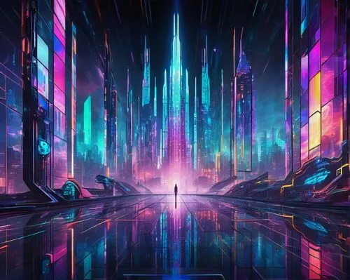 futuristic landscape,metropolis,vast,futuristic,fantasy city,beyond,cityscape,dimensional,aura,vapor,light space,scifi,dimension,prism,cosmos,iridescent,cyberpunk,matrix,cyberspace,ultraviolet,Unique,Paper Cuts,Paper Cuts 08