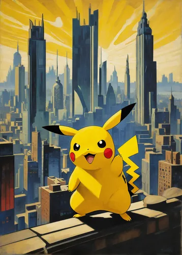 pikachu,pika,pixaba,pokemon go,pokemon,pokémon,pokemongo,cityscape,city ​​portrait,big city,game illustration,yellow cab,abra,digital compositing,game art,power-up,stud yellow,city,yellow background,big apple,Art,Artistic Painting,Artistic Painting 27