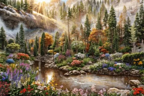 landscape background,nature background,splendor of flowers,nature landscape,nature wallpaper,fantasy picture