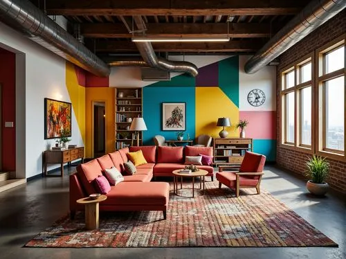 loft,lofts,contemporary decor,modern decor,interior design,apartment lounge,mid century modern,creative office,an apartment,interior decor,cassina,shared apartment,livingroom,great room,living room,home interior,appartement,minotti,andaz,interior decoration