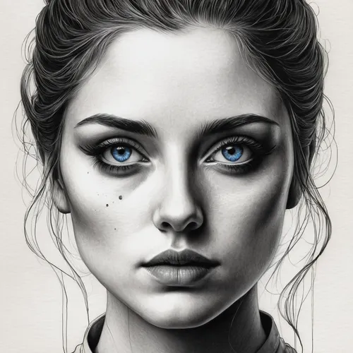 digital painting,digital art,pencil drawings,world digital painting,girl portrait,blue eyes,blue eye,the blue eye,digital artwork,ojos azules,girl drawing,pencil drawing,retouching,fantasy portrait,women's eyes,digital drawing,eyes line art,pencil art,fashion illustration,mystical portrait of a girl,Illustration,Realistic Fantasy,Realistic Fantasy 17