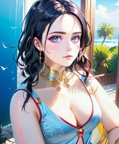 a beautiful girl sitting next to a wall,kuchel,moana,isabela,cana,amuria,maroma,Anime,Anime,General