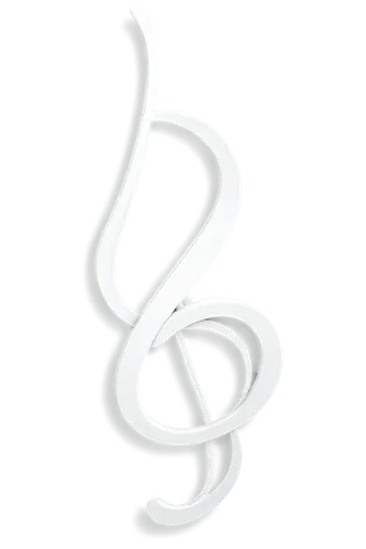 White music note, solo, delicate, ornate, 3D rendering, shiny surface, metallic material, reflective light, gentle rotation, slight shadow, soft focus, warm color tone, close-up composition, high cont