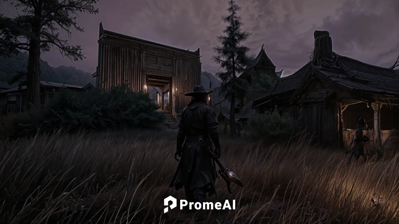 a person with a sword walks through a forest,primorje,pathologic,deadmarsh,forsworn,dbd,enb