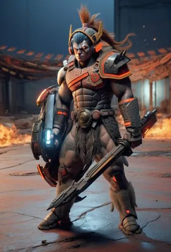  personaje real con super instinto como goku,an image of an character from overwatch,berzerker,yoshimitsu,berserker,toshimitsu,kensei,torbjorn,Photography,General,Sci-Fi