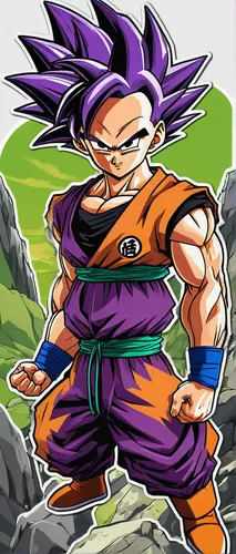 goku,son goku,takikomi gohan,dragon ball,dragonball,cleanup,trunks,dragon ball z,kame sennin,monsoon banner,super cell,shallot,stone background,purple,png image,vegeta,edit icon,birthday banner background,wall,defense,Unique,Design,Sticker