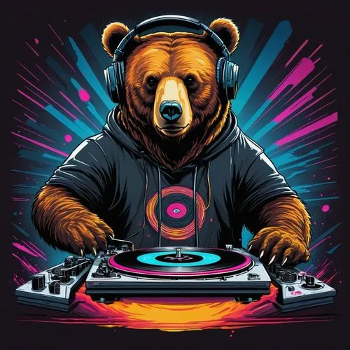 dj,bebearia,bearman,bearss,bearmanor,bearlike,Illustration,Realistic Fantasy,Realistic Fantasy 25