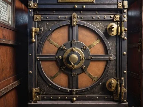 time lock,grandfather clock,tock,iron door,two-stage lock,antiquorum,digital safe,church door,ship's wheel,safecracker,automatique,clockworks,clockmakers,old clock,clockmaker,tansu,door lock,old door,main door,lockbox,Photography,General,Realistic