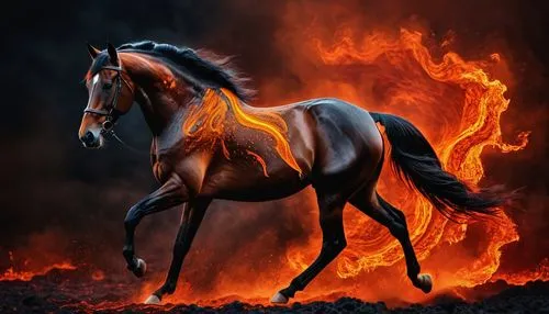 fire horse,black horse,equine,flame spirit,horseman,fire background,arabian horse,colorful horse,bronze horseman,painted horse,warm-blooded mare,flame of fire,alpha horse,wild horse,conflagration,horse-heal,the conflagration,horse,fiery,dream horse,Photography,General,Fantasy