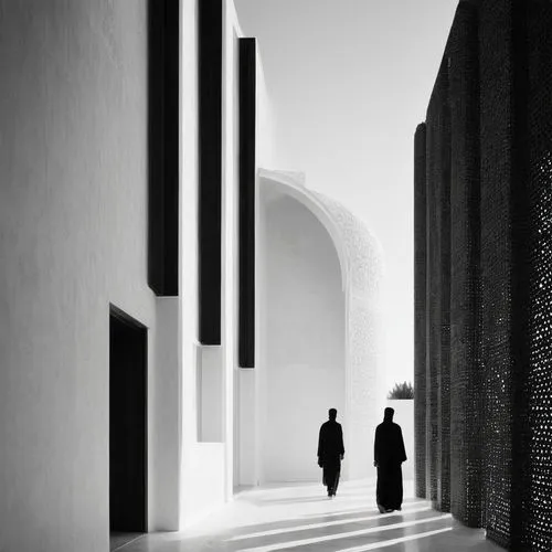 hosseinian,hejduk,hossein,passage,passages,hosseinpour,deakins,mahdavi,passageways,corridors,futuh,passageway,cloistered,casablanca,corridor,archways,tangiers,people walking,amanresorts,watchers,Illustration,Black and White,Black and White 33