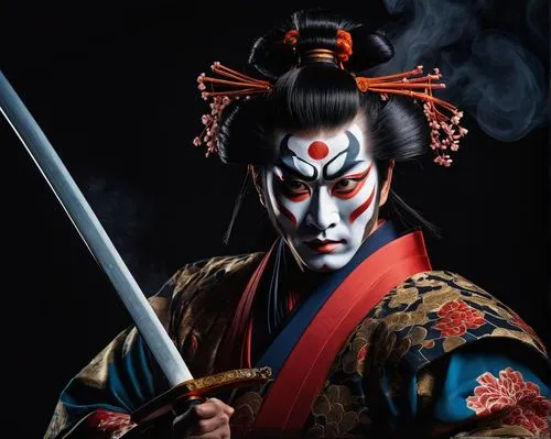 samurai,geisha,samurai fighter,taiwanese opera,japanese martial arts,katana,japanese art,geisha girl,goki,japanese culture,samurai sword,peking opera,chonmage,sanshin,hijiki,mikado,eskrima,yi sun sin,kendo,kenjutsu,Art,Classical Oil Painting,Classical Oil Painting 21