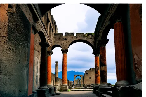 pompei,city unesco heritage trinidad cuba,ancient roman architecture,fori imperiali,appia,antigua guatemala,pompeii,trajan's forum,coliseo,roman columns,foro romano,colloseum,roman forum,oradour-sur-glane,oradour sur glane,lucca,roman ruins,caracalla,arch of constantine and colosseum,colonnade,Illustration,Abstract Fantasy,Abstract Fantasy 14