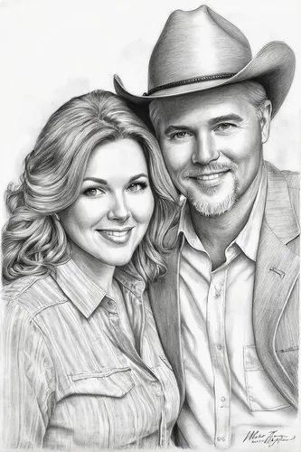 trisha yearwood,pencil drawing,pencil drawings,charcoal drawing,beautiful couple,man and wife,coloring page,pencil art,custom portrait,graphite,husband and wife,charcoal pencil,romantic portrait,mom and dad,coloring picture,wife and husband,country-western dance,pencil and paper,loving couple sunrise,love couple,Illustration,Black and White,Black and White 30