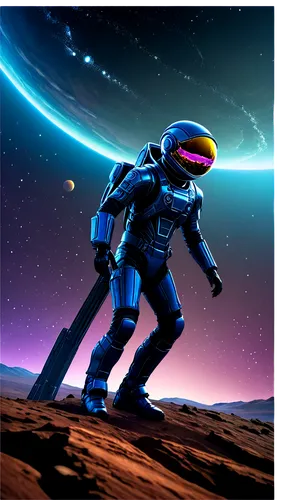 vanu,spaceland,spacesuit,astronautic,robot in space,astronaut,taikonauts,taikonaut,martian,spaceward,astronautical,spaceman,spaceborne,space walk,planetside,spaceguard,holobyte,cartoon video game background,bersuit,retro frame,Illustration,Vector,Vector 14