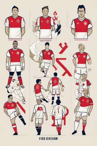 Imagine the Dream Team lineups for Ajax Amsterdam and Feyenoord.,arsenal,rugby tens,forwards,eight-man football,dwarfs,crampons,emirates,neanderthals,icon set,ox,injuries,rugby union,mini rugby,footba