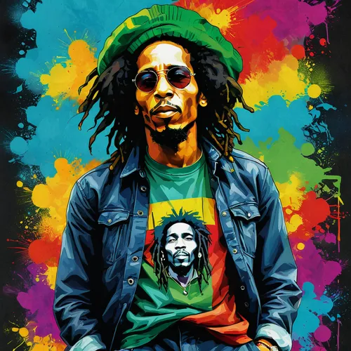 rastaman,bob marley,irie,reggae,rasta flag,wpap,bob,dreadlocks,vector illustration,drug icon,dread,olodum,adobe illustrator,vector graphic,vector art,herbal rocker,dreads,hd wallpaper,john doe,herb,Illustration,Paper based,Paper Based 05