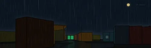 night scene,nightlight,alleyway,nacht,night light,alley,space port,nightscape,rainstorm,rooms,lanterns,at night,cartoon video game background,backgrounds,cold room,luminarias,night lights,shelter,doors,houses silhouette,Illustration,Vector,Vector 14