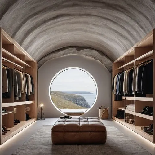 walk-in closet,ufo interior,luggage compartments,closets,wardrobes,closet,wardrobe,vaulted cellar,great room,attic,spaceship interior,cloakroom,loft,garderobe,interior design,closetful,compartments,compartment,hallway space,modern room,Photography,General,Natural