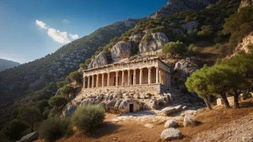 greek temple,delphi,temple of diana,segesta,poseidons temple,roman temple,ancient theatre,celsus library,yerlikaya,amphipolis,akropolis,lycian,pindus,lectionis,acropolis,priene,celsus,tholos,erechtheus,mycenae