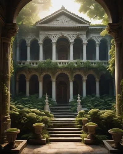 hall of the fallen,dandelion hall,cloistered,cochere,ancient house,neoclassical,the threshold of the house,palaces,estates,pillars,rivendell,mansion,vicomte,castle of the corvin,forest house,secret garden of venus,sanctum,parnassus,italianate,arboreus,Photography,Documentary Photography,Documentary Photography 34