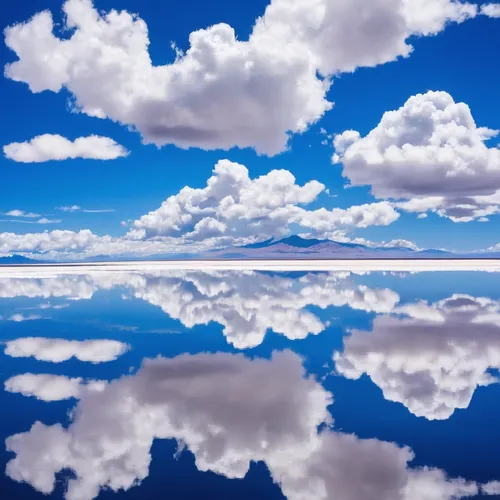 uyuni salt flats reflection clouds,salar de uyuni,the salar de uyuni,salt flat,blue sky and clouds,uyuni,blue sky clouds,blue sky and white clouds,cloudscape,cloud image,salar uyuni,about clouds,cumul