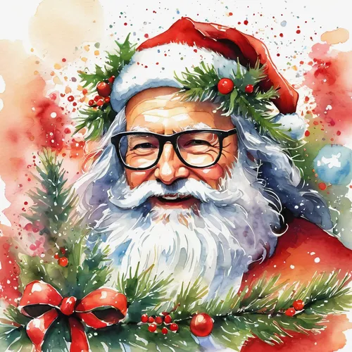 Discover festive and joyful Christmas clip art images!,watercolor christmas background,santa claus,christmas santa,santa,father christmas,kris kringle,christmas wallpaper,watercolor christmas pattern,