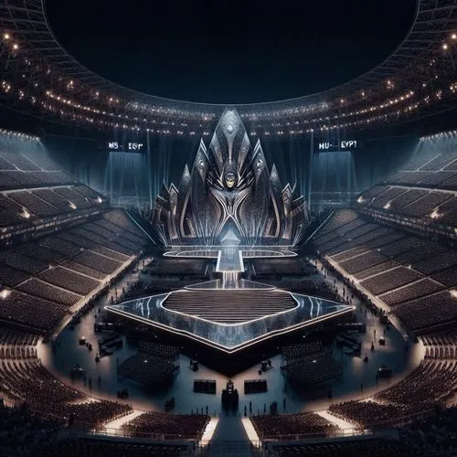 stage design,coliseum,arena,circus stage,the throne,swan lake,concert stage,the stage,the fan's background,crown render,fractalius,throne,theater stage,concert venue,immenhausen,kingdom,olympiaturm,tempodrom,concept art,hall of the fallen