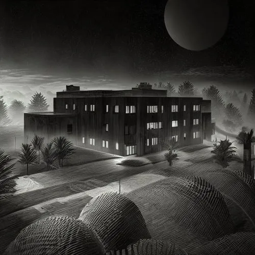 willink,moonbase,humphreville,pleasantville,fornasetti,lunar landscape,matruschka,sanatorium,graecorum,night scene,zamyatin,gholamhossein,at night,hossein,planetarium,pnu,murnau,dorms,solvay,deakins,Art sketch,Art sketch,Retro