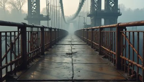 bridged,chain bridge,bridge,manhattan bridge,foggy day,oxenbridge,suspension bridge,bridges,pont,foggy,pictbridge,railroad bridge,hanging bridge,george washington bridge,puente,footbridge,hangman's bridge,fog,old bridge,golden bridge,Photography,General,Realistic