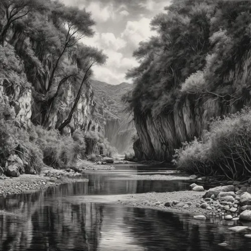 river landscape,brook landscape,mountain river,rio grande river,jordan river,red rock canyon,big bend,a river,desert landscape,desert desert landscape,al siq canyon,world digital painting,mountain stream,mesquite flats,fallen giants valley,wadi dana,flowing creek,watercourse,digital painting,mojave desert,Photography,General,Realistic