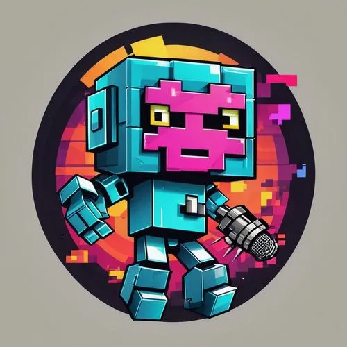 robot icon,bot icon,android icon,growth icon,lab mouse icon,cubisme,edit icon,dribbble icon,bismuth,discount icon,miner,artificer,steam icon,biosamples icon,blocky,vimeo icon,clank,minibot,phone icon,survey icon,Unique,Pixel,Pixel 03