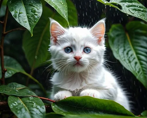 cat with blue eyes,blue eyes cat,white cat,cute cat,blossom kitten,japanese bobtail,turkish angora,kitten,european shorthair,blue eyes,american curl,palm kitten,stray kitten,cat on a blue background,little cat,calico cat,baby blue eyes,ginger kitten,turkish van,breed cat,Photography,General,Natural