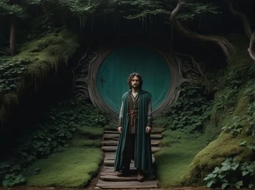 yogananda,elven,the threshold of the house,secret garden of venus,the enchantress,elven forest,fairy door,fantasy picture,swath,yogananda guru,pilgrimage,the mystical path,witch house,green garden,labyrinth,hobbit,anahata,dryad,sorceress,woman at the well,Photography,Documentary Photography,Documentary Photography 08