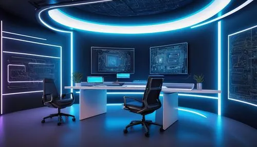 computer room,blur office background,modern office,neon human resources,3d background,the server room,computer workstation,cinema 4d,spaceship interior,fractal design,working space,cyberscene,ufo interior,creative office,background design,3d render,cyberport,workstations,control center,control desk,Art,Classical Oil Painting,Classical Oil Painting 22