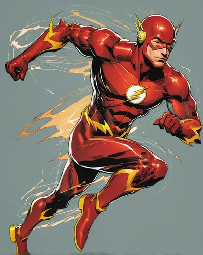 The Flash,flash unit,flash,external flash,human torch,flash memory,thunderbolt,barry,lightning bolt,firespin,fireball,flash of genius,flashes,cleanup,comic hero,power icon,red super hero,vector image,